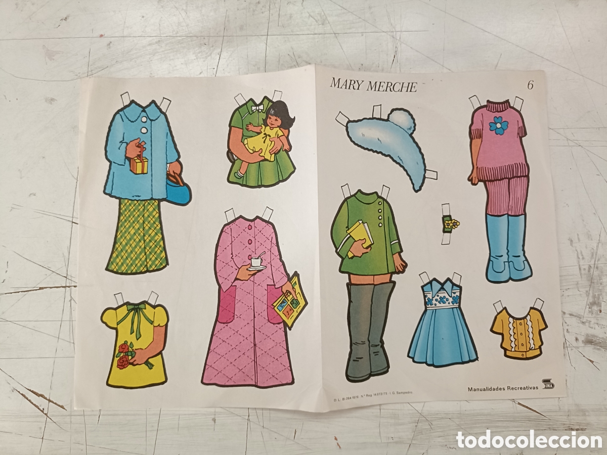 Coleccionismo recortables: Vestidos recortables de mu&ntilde;eca - Foto 1
