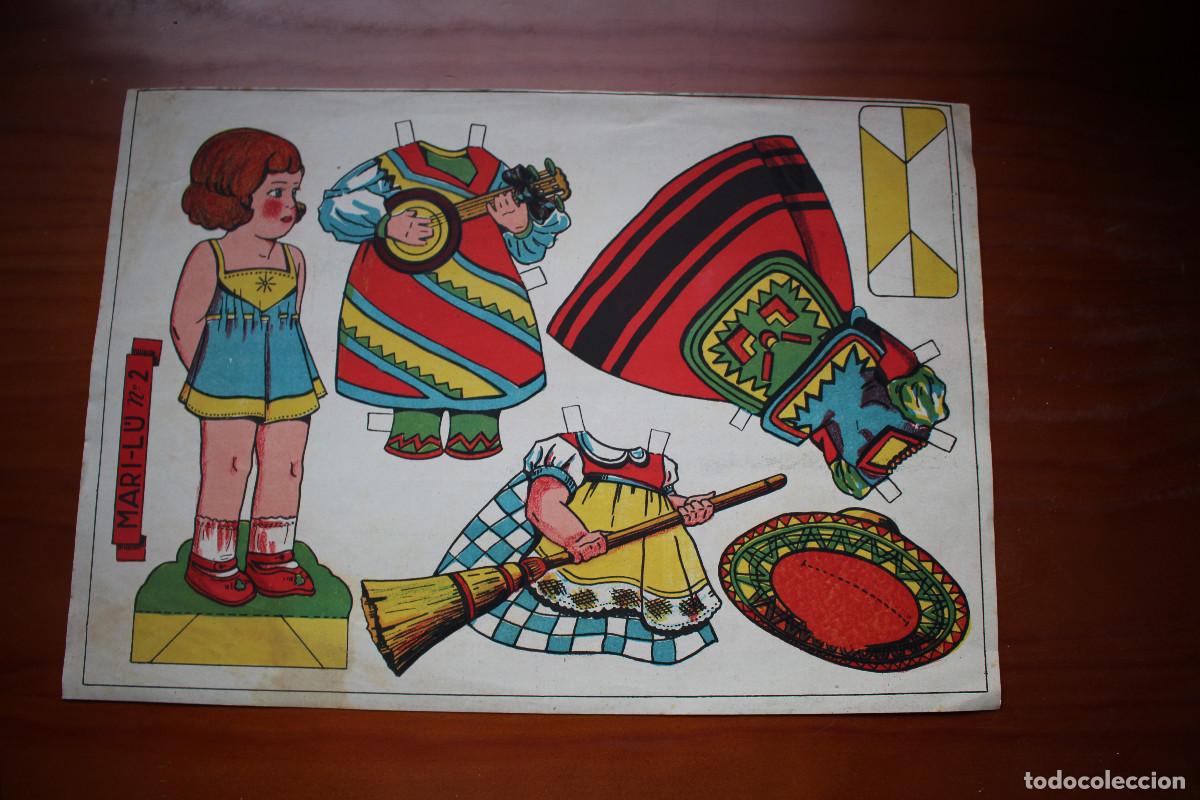 Coleccionismo recortables: Mu&ntilde;eca recortable MARI-LUZ n&ordm;2 - Foto 1