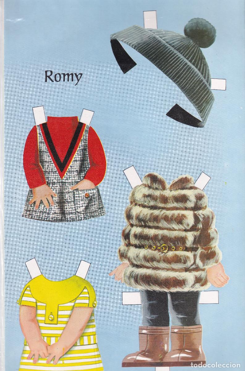 Coleccionismo recortables: RECORTABLE.- Super moda Romy. Edic. Filastroca 1982. - Foto 2