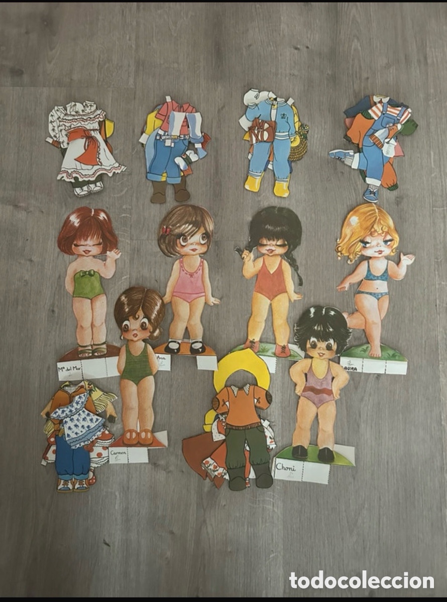 Coleccionismo Recortables: Mu&ntilde;ecas recortables. A&ntilde;os 90