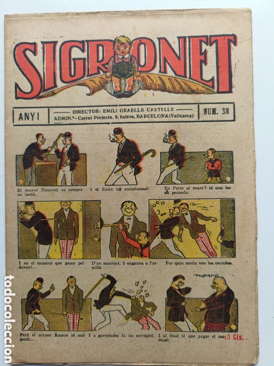 Coleccionismo Recortables: Sigronet n&ordm;38 Intonso Retallable Recortable A n'en Lluiset Li han comprat tres vestits nous
