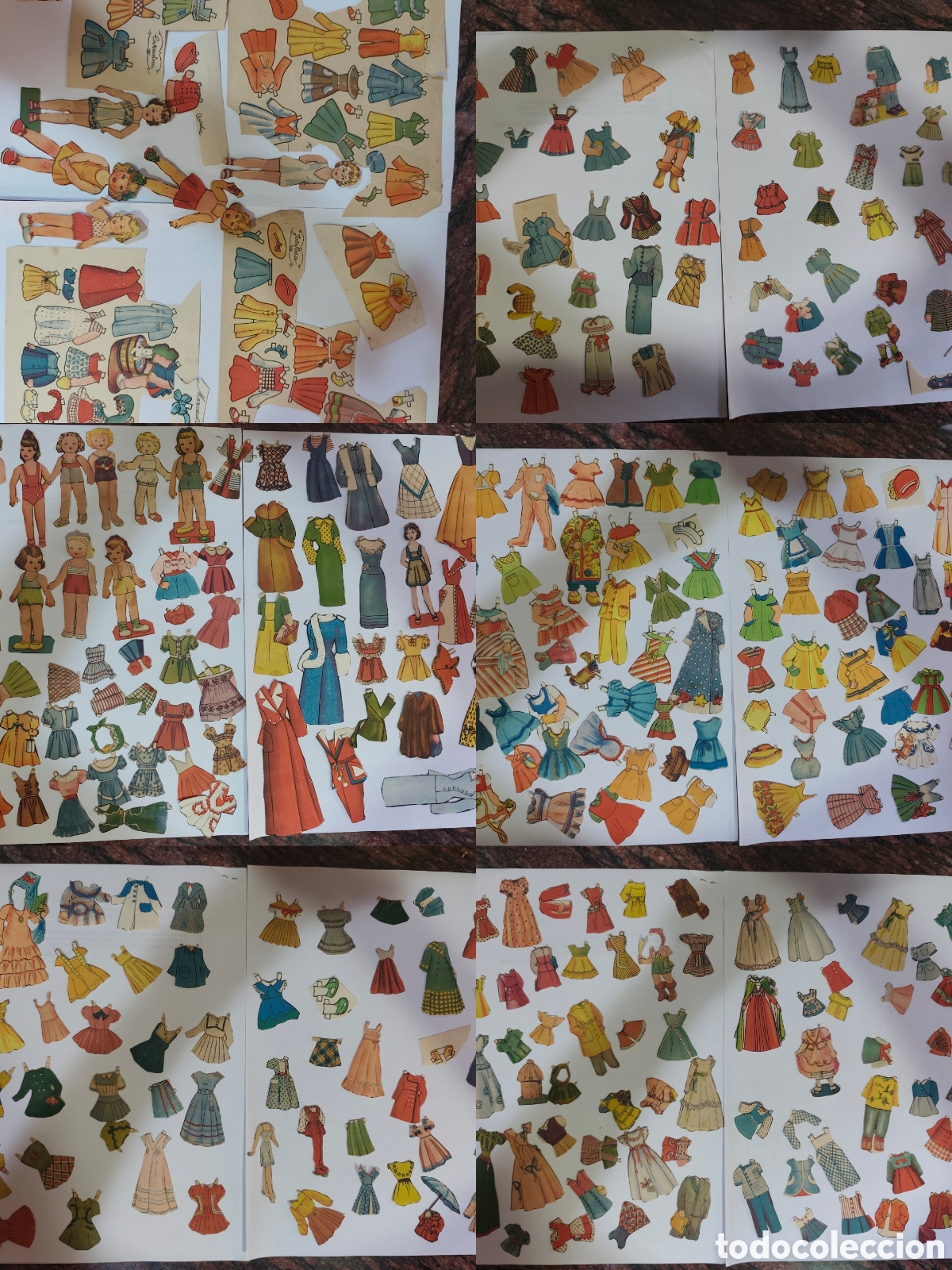 Coleccionismo Recortables: Recortables Florita y otros. A&ntilde;os 50. M&aacute;s de 300