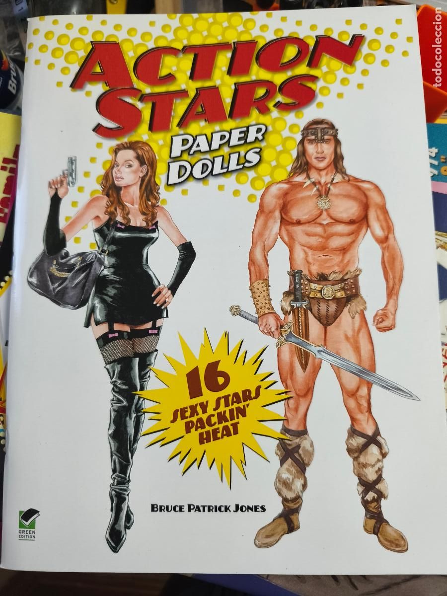 Coleccionismo Recortables: Action Stars Paper Dolls. Dover