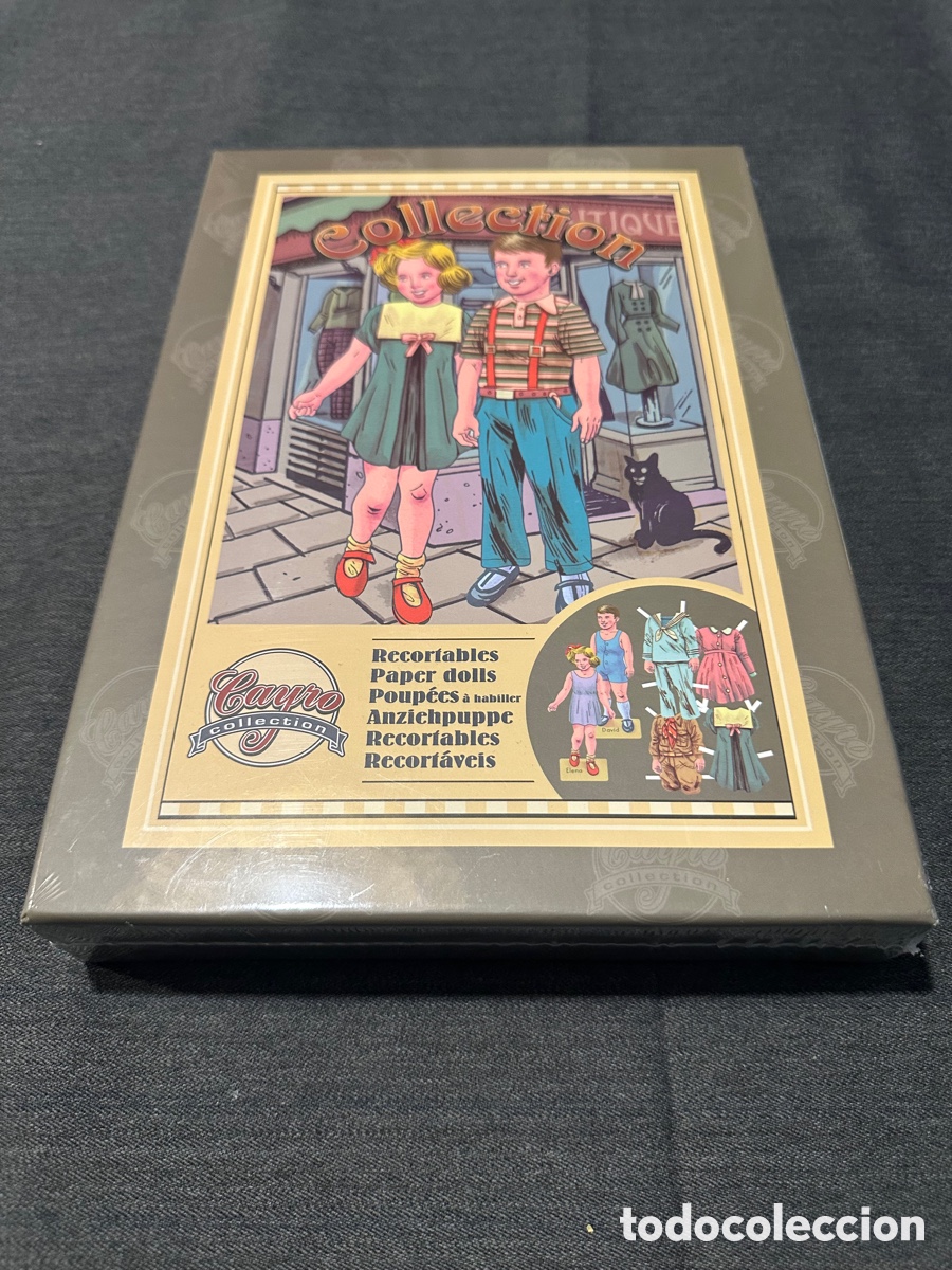 Coleccionismo Recortables: Cuidada reproducci&oacute;n de los mu&ntilde;ecos recortables de papel cl&aacute;sicos de la marca Cayro Collection.