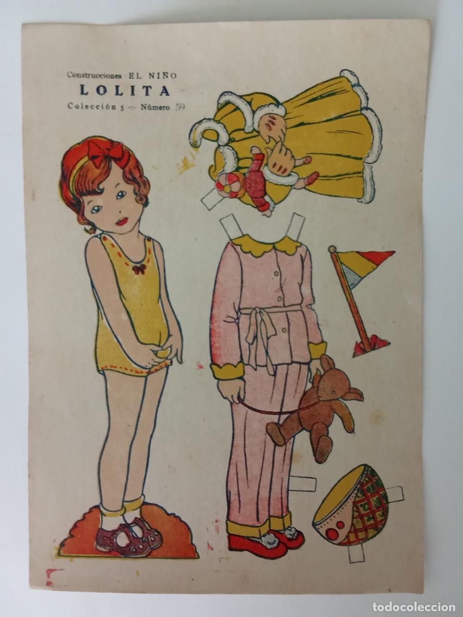 Coleccionismo Recortables: Lolita Construcciones El Ni&ntilde;o n&ordm; 59