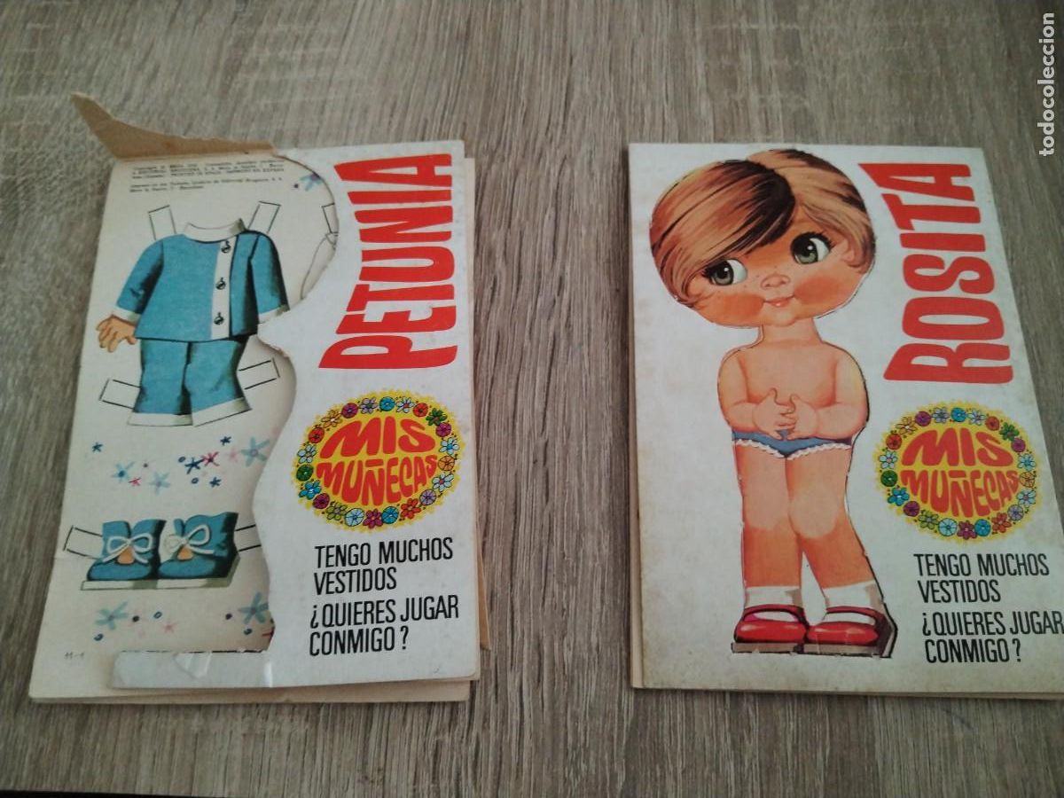 Coleccionismo Recortables: Rosita- Petunia -mis mu&ntilde;ecas