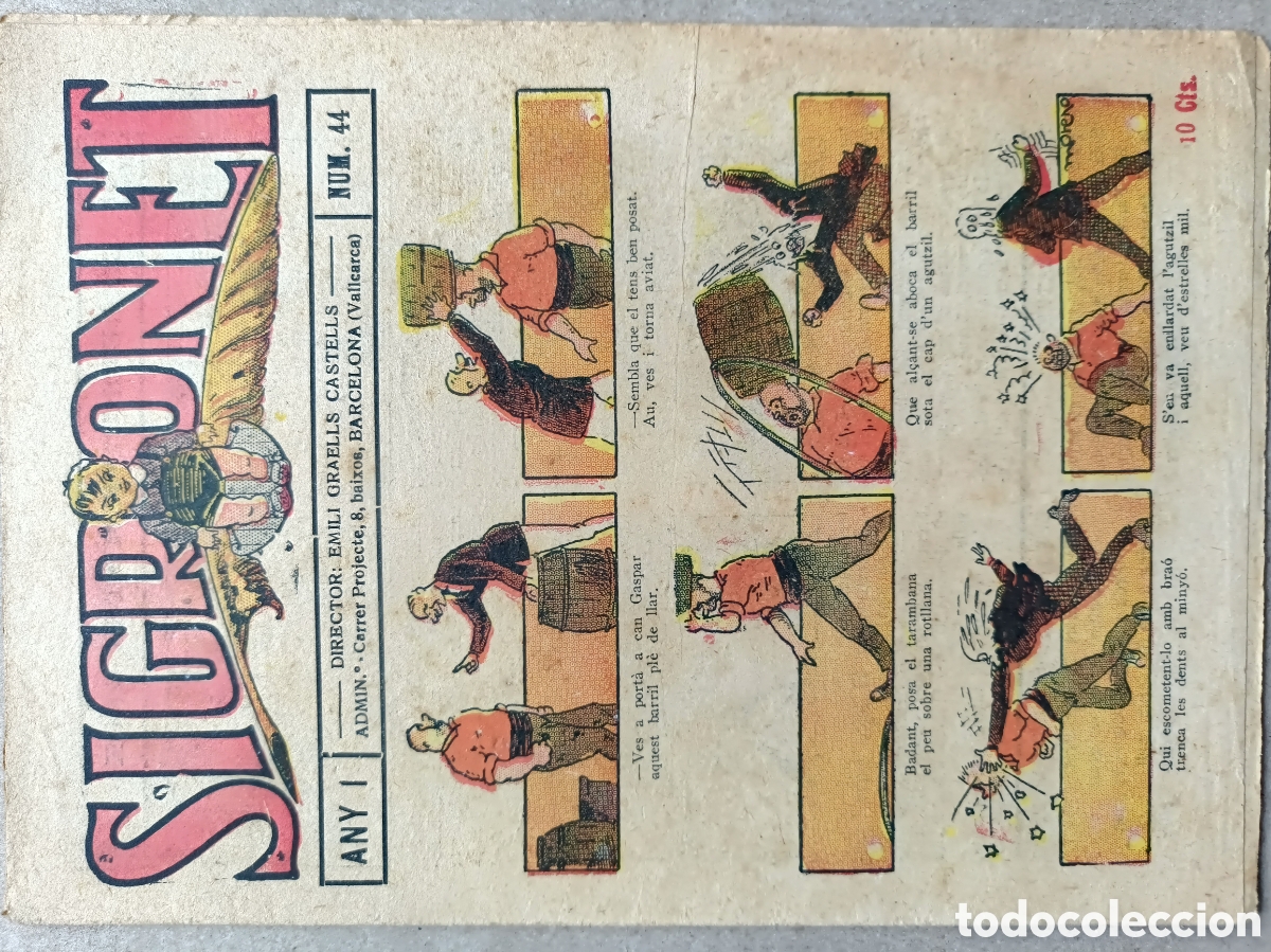 Coleccionismo Recortables: Sigronet n&ordm; 44 Inclou retallable recortable En Tonet i la seva germana surten a passejar