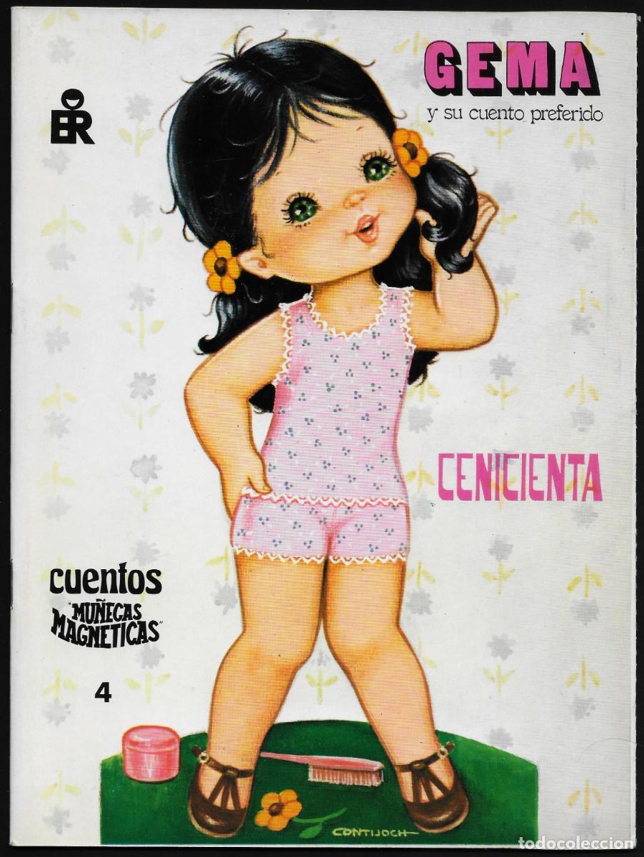 Coleccionismo Recortables: S083-GEMA -CUENTOS MU&Ntilde;ECAS MAGNETICAS-CENICIENTA- N&ordm;4- CONTIJOCH -EDITORIAL ROMA