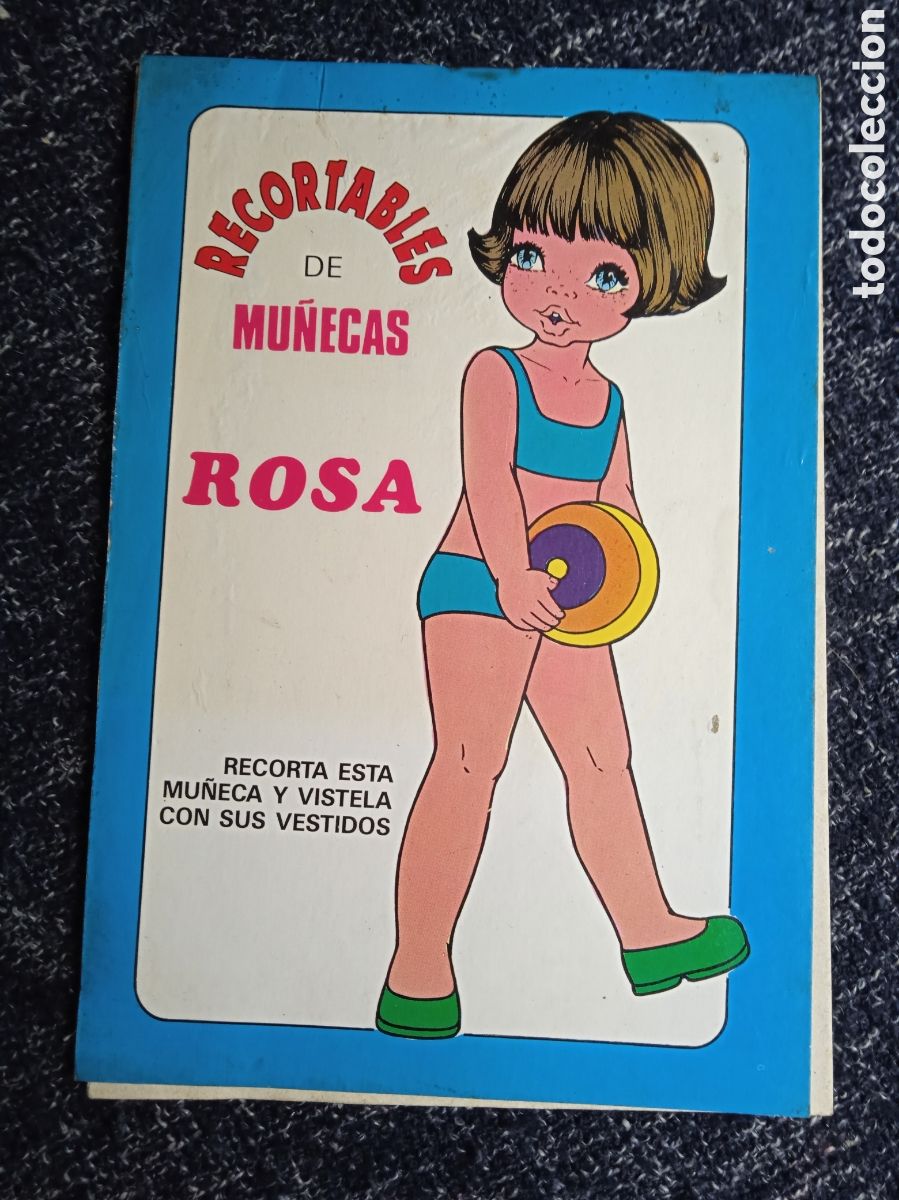 Coleccionismo Recortables: RECORTABLE MU&Ntilde;ECAS ZELANKA - ROSA