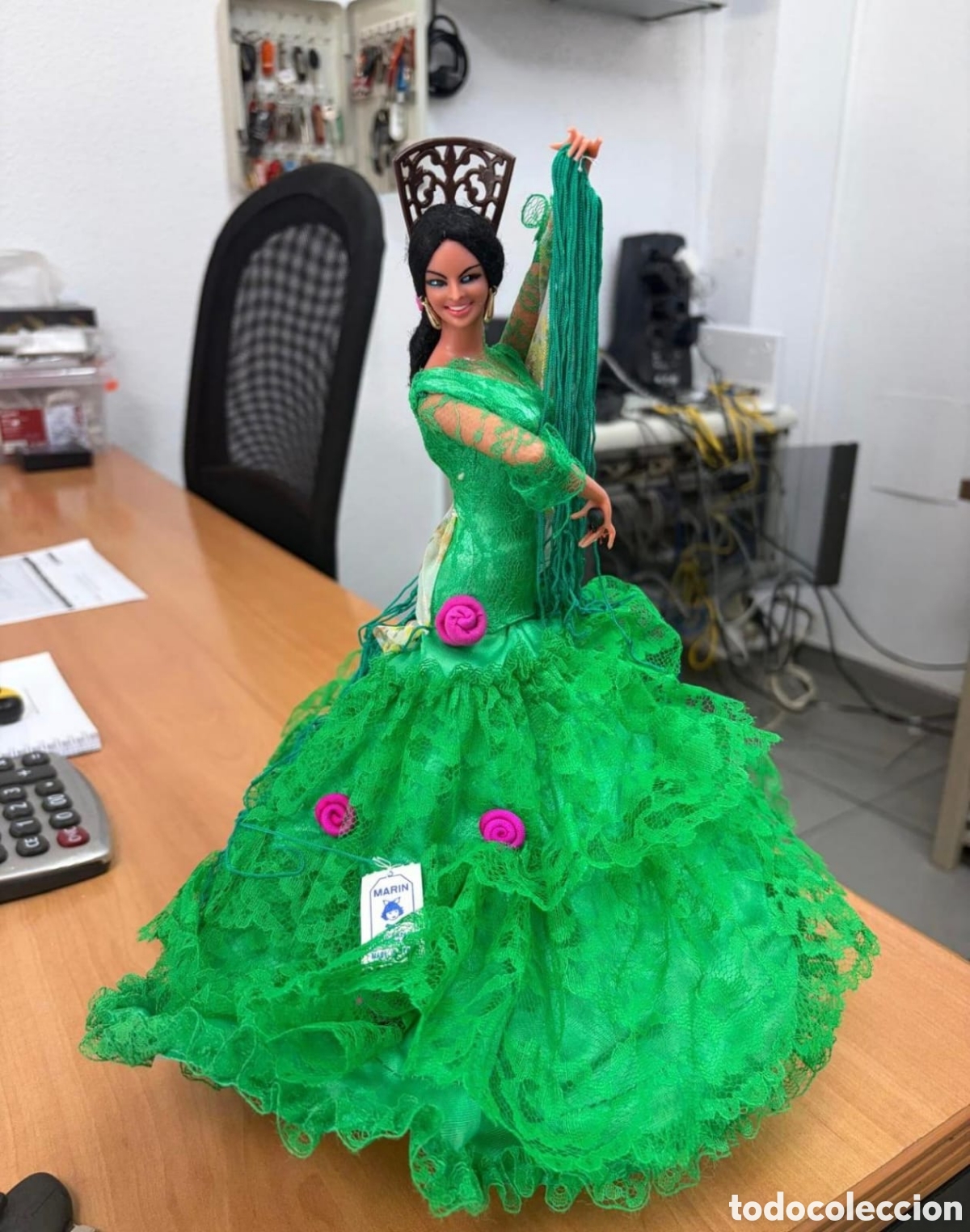 Coleccionismo Recortables: Mu&ntilde;ecas flamencas MARIN a&ntilde;os 60
