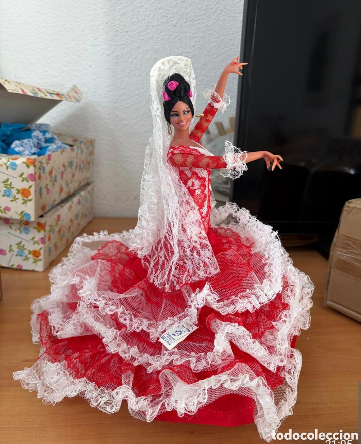 Coleccionismo Recortables: Mu&ntilde;ecas flamencas MARIN a&ntilde;os 60