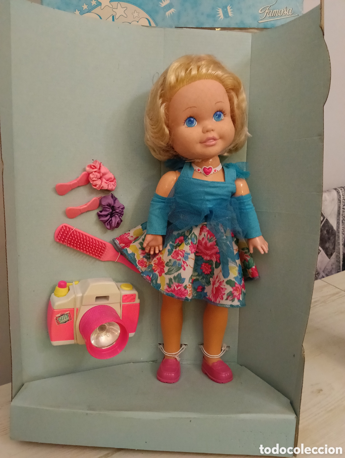 Coleccionismo recortables: Mu&ntilde;eca Elen Flash Famosa 1991