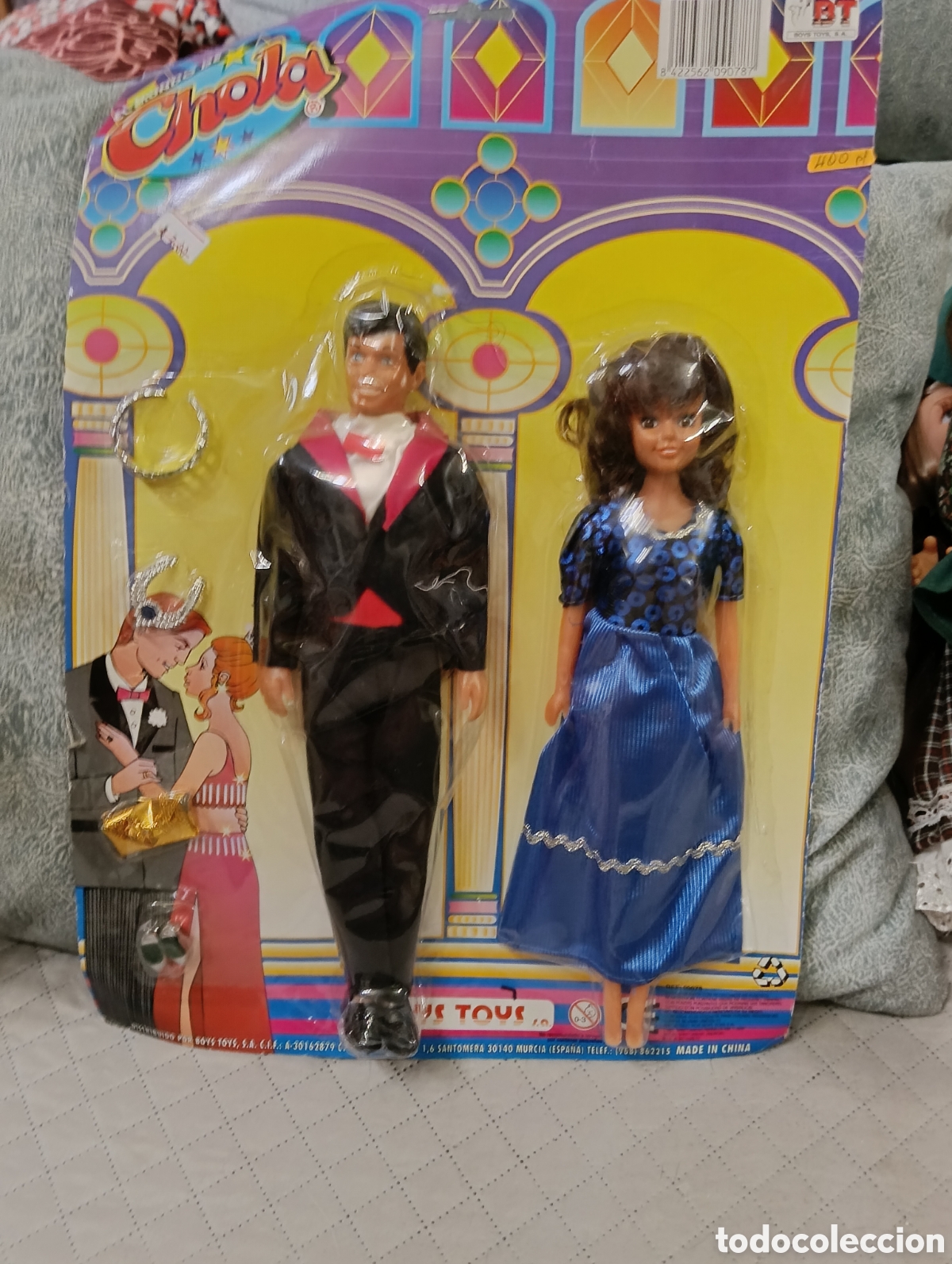 Coleccionismo recortables: Bl&iacute;ster Vintage Pareja Mu&ntilde;ecos Choly (Boys Toys) - A&ntilde;os 80/9