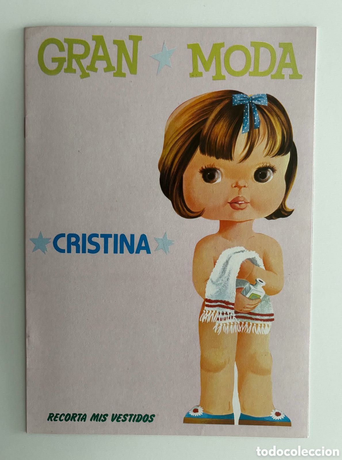 Coleccionismo recortables: Librito MU&Ntilde;ECAS RECORTABLES Miriam GRAN MODA Recorta mis vestidos FILASTROCCA 1982 NUEVA l&aacute;mina