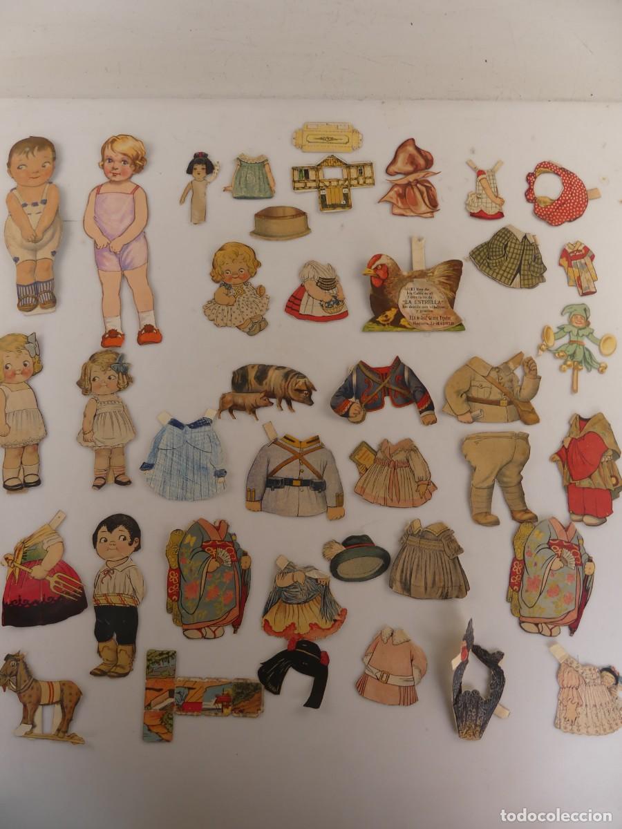 Coleccionismo recortables: COLECCION LOTE DE RECORTABLES NI&Ntilde;OS Y ROPA VESTIDOS