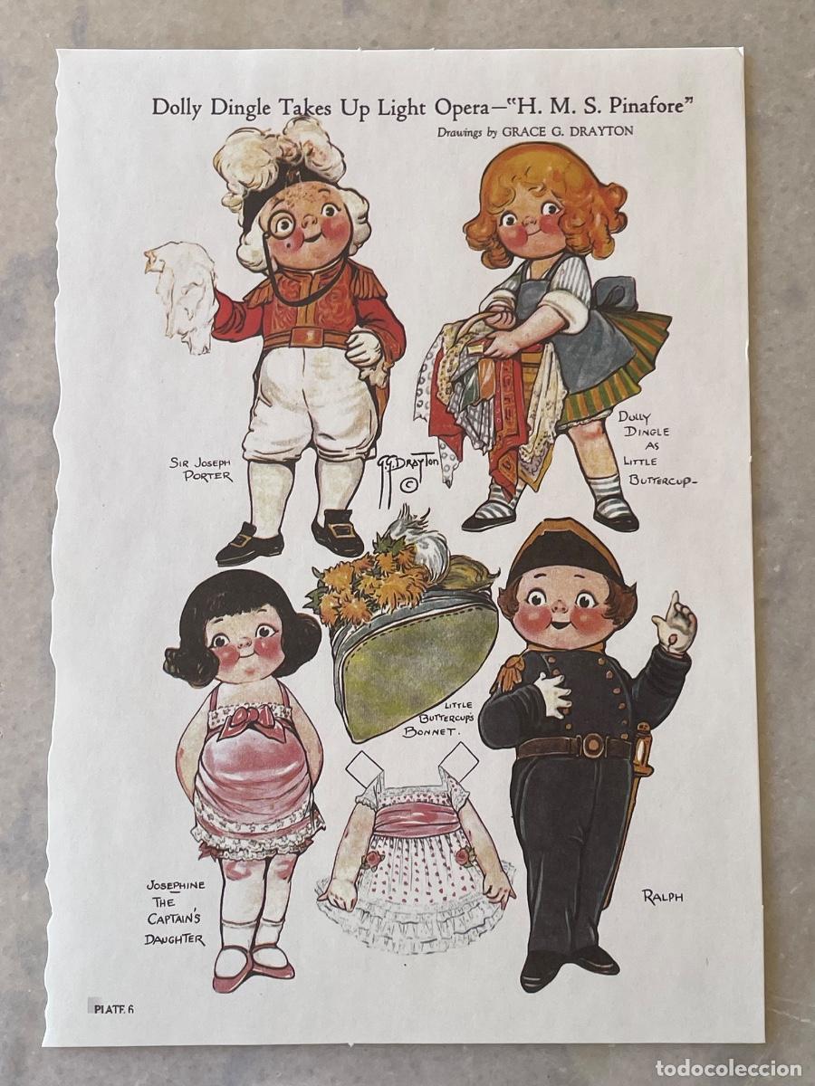 Coleccionismo recortables: Recortable mu&ntilde;ecas de papel &ldquo;Dolly Dingle va a la Opera ligera&rdquo;