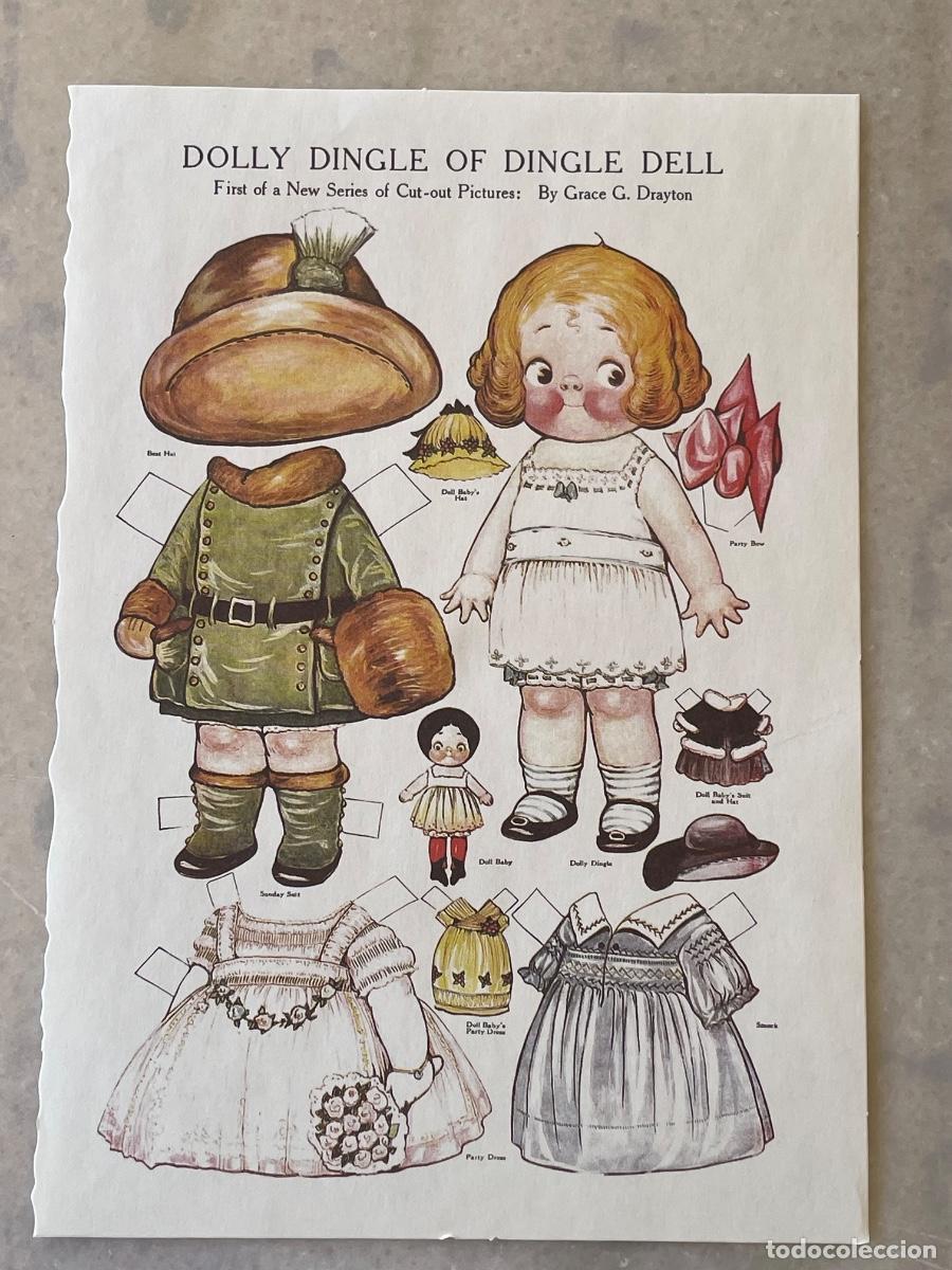 Coleccionismo recortables: Recortable mu&ntilde;ecas de papel &ldquo;Dolly Dingle de Dingle Dell&rdquo;