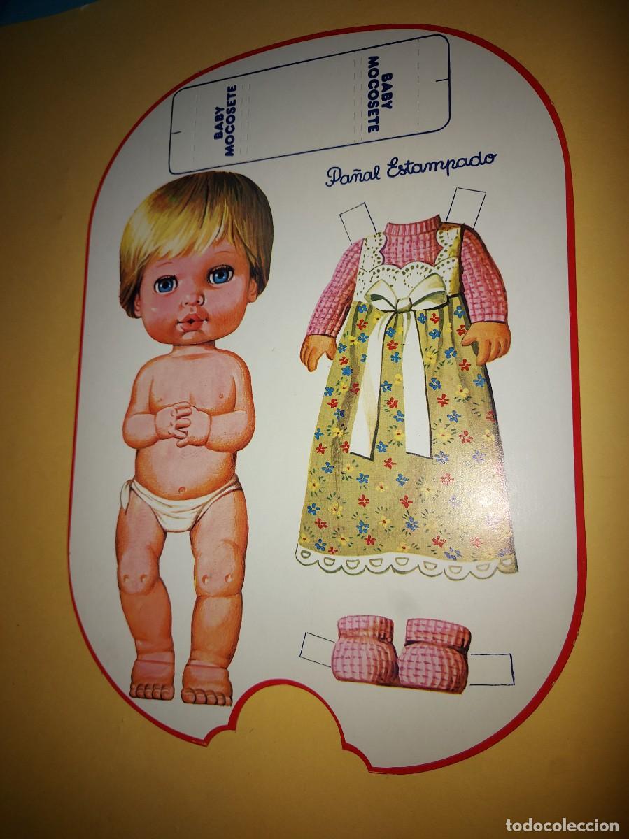 Coleccionismo recortables: RECORTABLE BABY MOCOSETE PA&Ntilde;AL ESTAMPADO