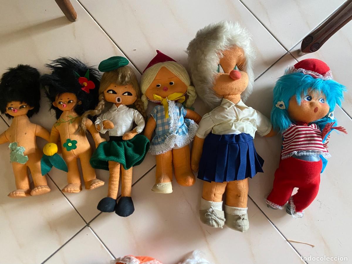 Coleccionismo recortables: Mu&ntilde;ecas de fieltro - felpa