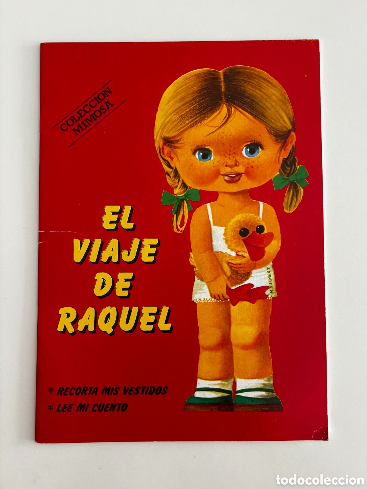 Coleccionismo recortables: Librito MU&Ntilde;ECAS RECORTABLES EL VIAJE DE RAQUEL colecci&oacute;n Mimosa editorial FILASTROCCA NUEVO