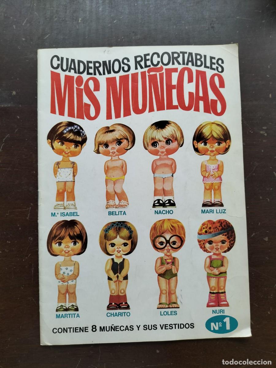 Coleccionismo recortables: Cuaderno recortable Mis Mu&ntilde;ecas 1974 n&ordm;1 Completo sin recortes