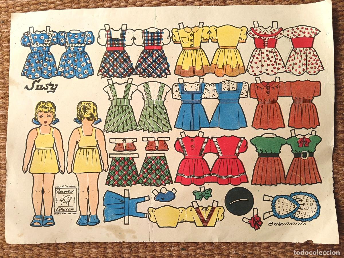 Coleccionismo recortables: RECORTABLE MU&Ntilde;ECA SUSY - RECORTES AZUCENA N&ordm;16 - EDITORIAL ROMA