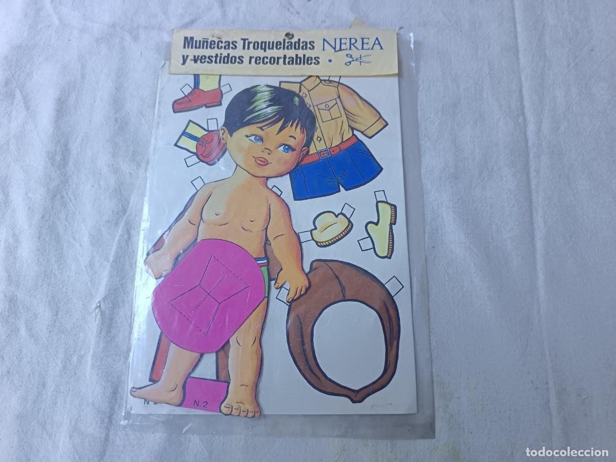 Coleccionismo recortables: Conjunto de Antiguos Recortables, BOGA, mu&ntilde;ecas troqueladas y vestidos recortables, NEREA, n&ordm; 2