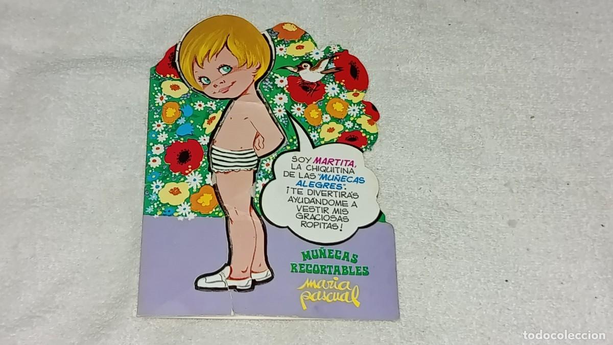 Coleccionismo recortables: ANTIGUO CUADERNO N&ordm; 2 MARTITA MU&Ntilde;ECAS RECORTABLES MARIA PASCUAL ED TORAY A&Ntilde;O 1980 MU&Ntilde;ECAS ALEGRES