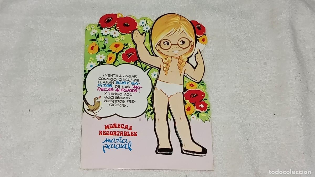 Coleccionismo recortables: ANTIGUO CUADERNO N&ordm; 11 SUSI MU&Ntilde;ECAS RECORTABLES MARIA PASCUAL ED TORAY A&Ntilde;O 1980 MU&Ntilde;ECAS ALEGRES