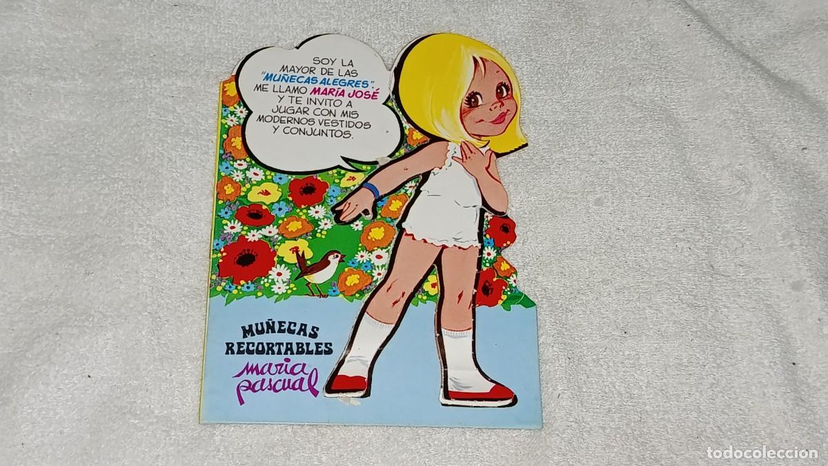Coleccionismo recortables: ANTIGUO CUADERNO N&ordm; 5 MARIA JOSE MU&Ntilde;ECAS RECORTABLES MARIA PASCUAL ED TORAY A&Ntilde;O 1980 MU&Ntilde;ECAS ALEGRES