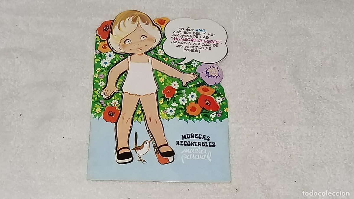 Coleccionismo recortables: ANTIGUO CUADERNO N&ordm; 7 ANA MU&Ntilde;ECAS RECORTABLES MARIA PASCUAL ED TORAY A&Ntilde;O 1980 MU&Ntilde;ECAS ALEGRES