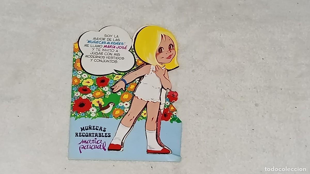 Coleccionismo recortables: ANTIGUO CUADERNO N&ordm; 5 MARIA JOSE MU&Ntilde;ECAS RECORTABLES MARIA PASCUAL ED TORAY A&Ntilde;O 1980 MU&Ntilde;ECAS ALEGRES