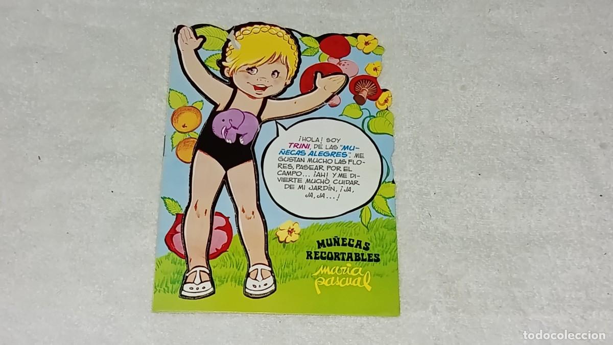 Coleccionismo recortables: ANTIGUO CUADERNO N&ordm; 20 TRINI MU&Ntilde;ECAS RECORTABLES MARIA PASCUAL ED TORAY A&Ntilde;O 1980 MU&Ntilde;ECAS ALEGRES