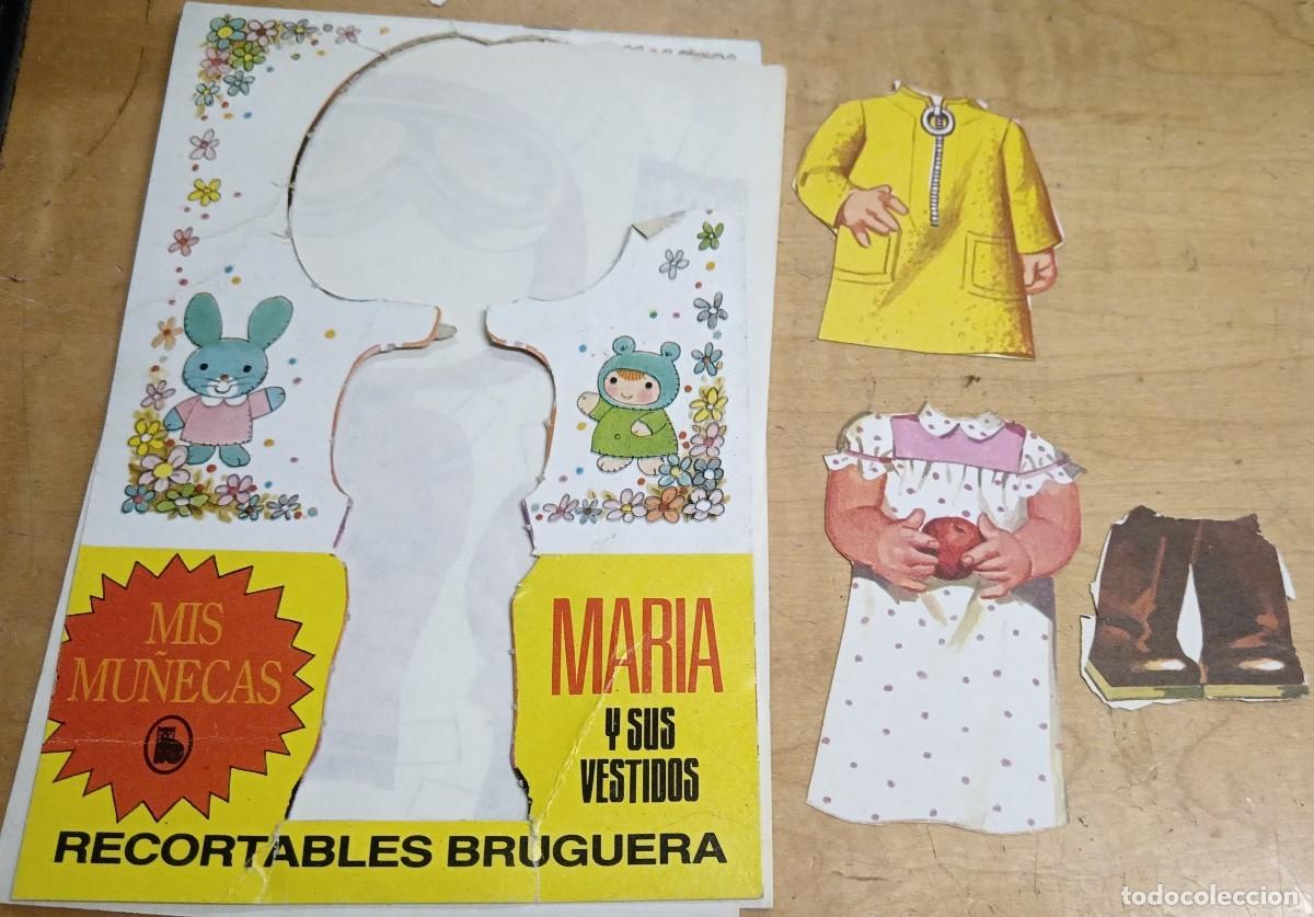 Coleccionismo recortables: RECORTABLE MAR&Iacute;A Y SUS VESTIDOS COLECCI&Oacute;N MIS MU&Ntilde;ECAS EDITORIAL BRUGUERA A&Ntilde;O 1986