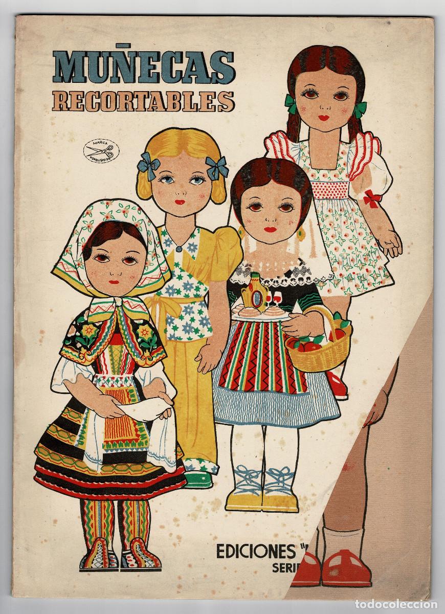 Coleccionismo recortables: MU&Ntilde;ECAS RECORTABLES. EDICIONES LA TIJERA. SERIE A. COMPLETA BUEN ESTADO, PORTADA LIGERO CORTE.