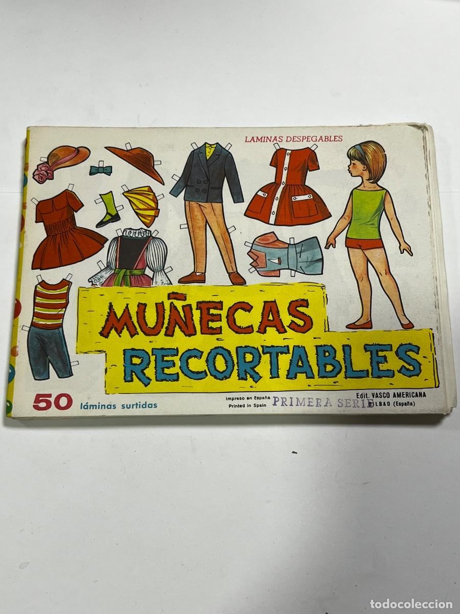 Coleccionismo recortables: 50 L&Aacute;MINAS SURTIDAS. MU&Ntilde;ECAS RECORTABLES. ED: VASCO AMERICANA. BILBAO.