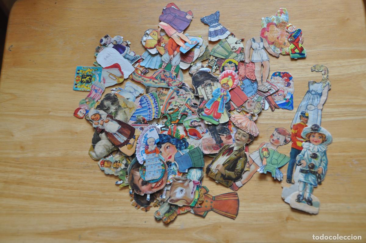 Coleccionismo recortables: LOTE DE RECORTABLES ANTIGUOS - Foto 1