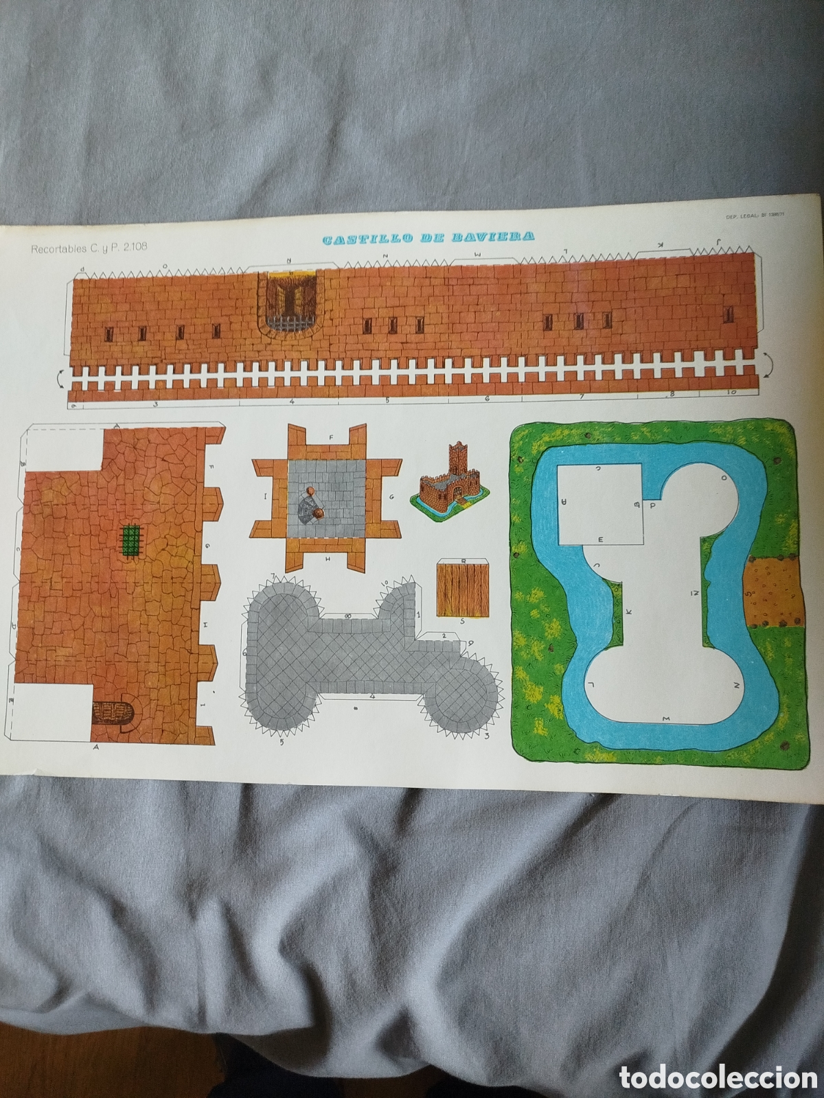 Coleccionismo recortables: Recortables CyP.castillo de baviera