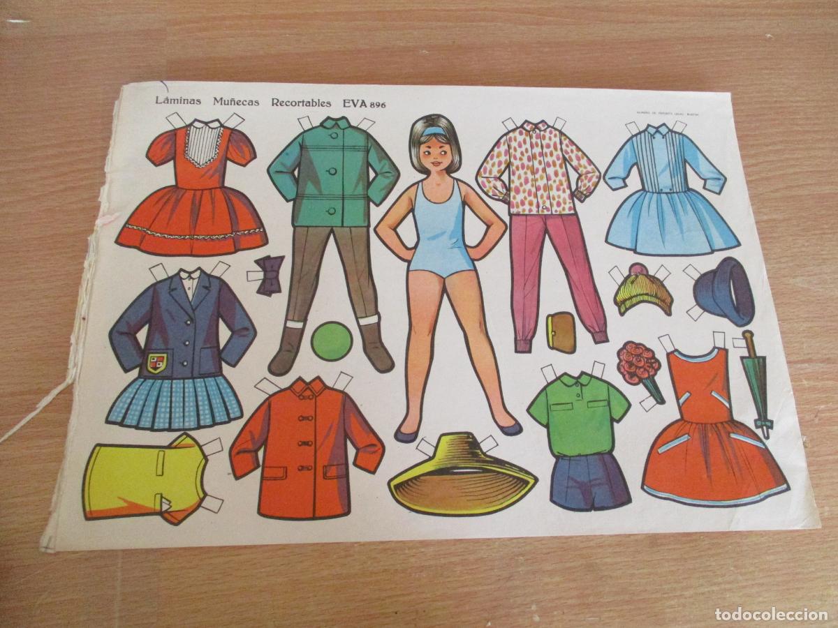 Coleccionismo recortables: RECORTABLES EVA, N&ordm;. 896- MIDE 24 X 34 CM.- 1964