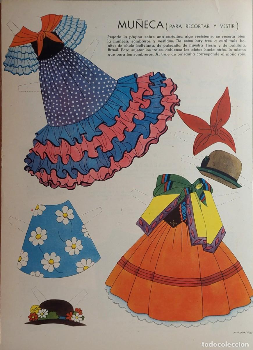 Coleccionismo recortables: ANTIGUO DIPTICO RECORTABLE MU&Ntilde;ECAS,COLECCION LINKEDIN ) DEL LOS A&Ntilde;OS 40