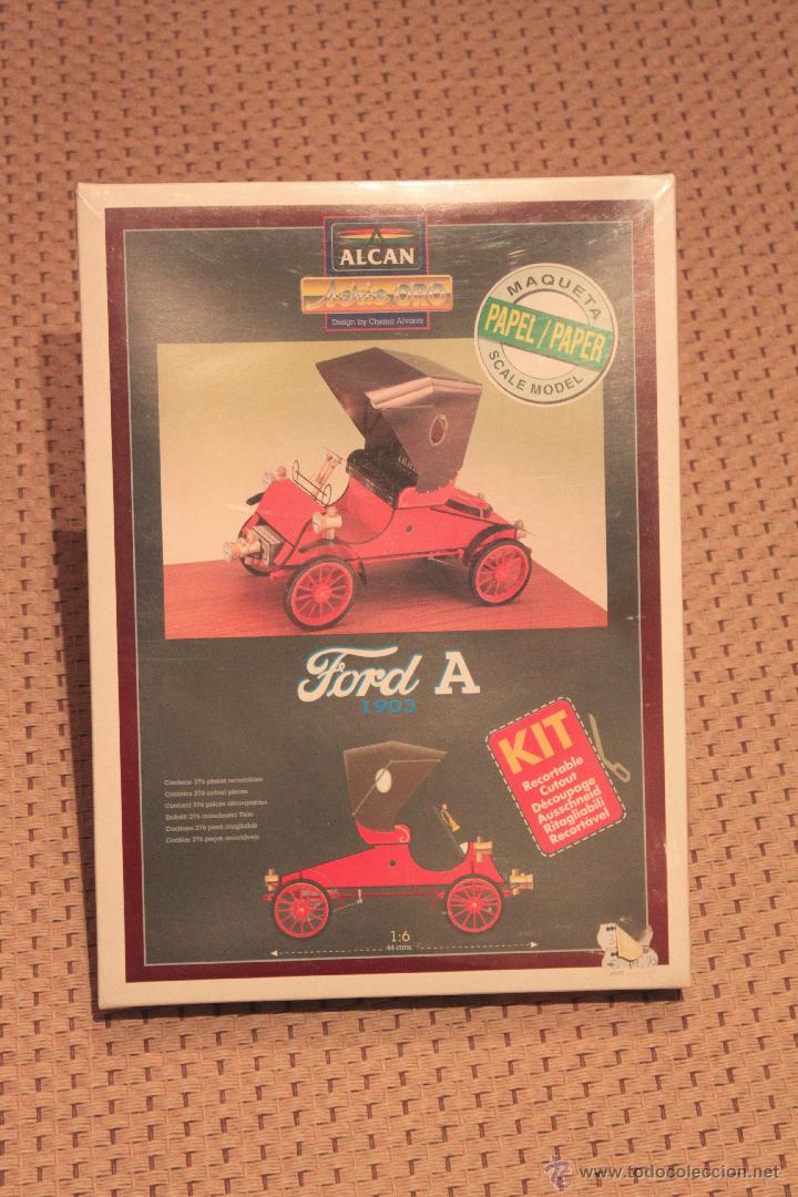 Coleccionismo recortables: Recortable Ford A de ALCAN - Foto 1