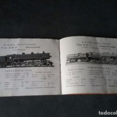 Coleccionismo Recortables: LOS CAMINOS DE HIERRO , TODOS LOS TIPOS DE LOCOMOTORAS.. Lote 86238184