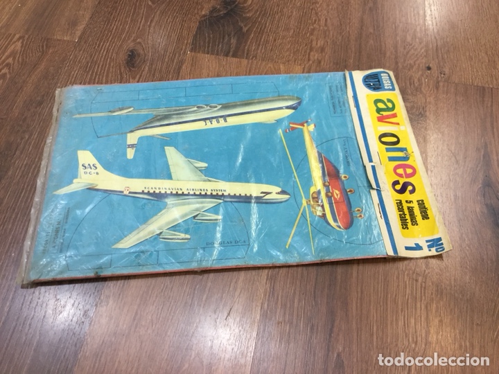 Coleccionismo Recortables: Bolsas Ultra Aviones Nº1 Contiene 5 laminas recortables - Foto 1 - 130400354