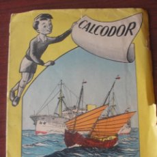 Coleccionismo Recortables: CALCODOR BARCOS / JESCO IMAGERIE - ¿ AÑOS 50 ? SERIE 290. Lote 207229321