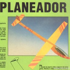 Coleccionismo Recortables: RECORTABLE PLANEADOR. RIALP 1990. Lote 232746490