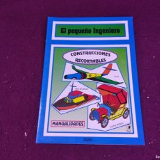 Collezionismo Figurine da Ritagliare: LIBRO DE RECORTABLES, EL PEQUEÑO INGENIERO, ED. CUENTICOLOR, UNOS 34 X 24 CMS.