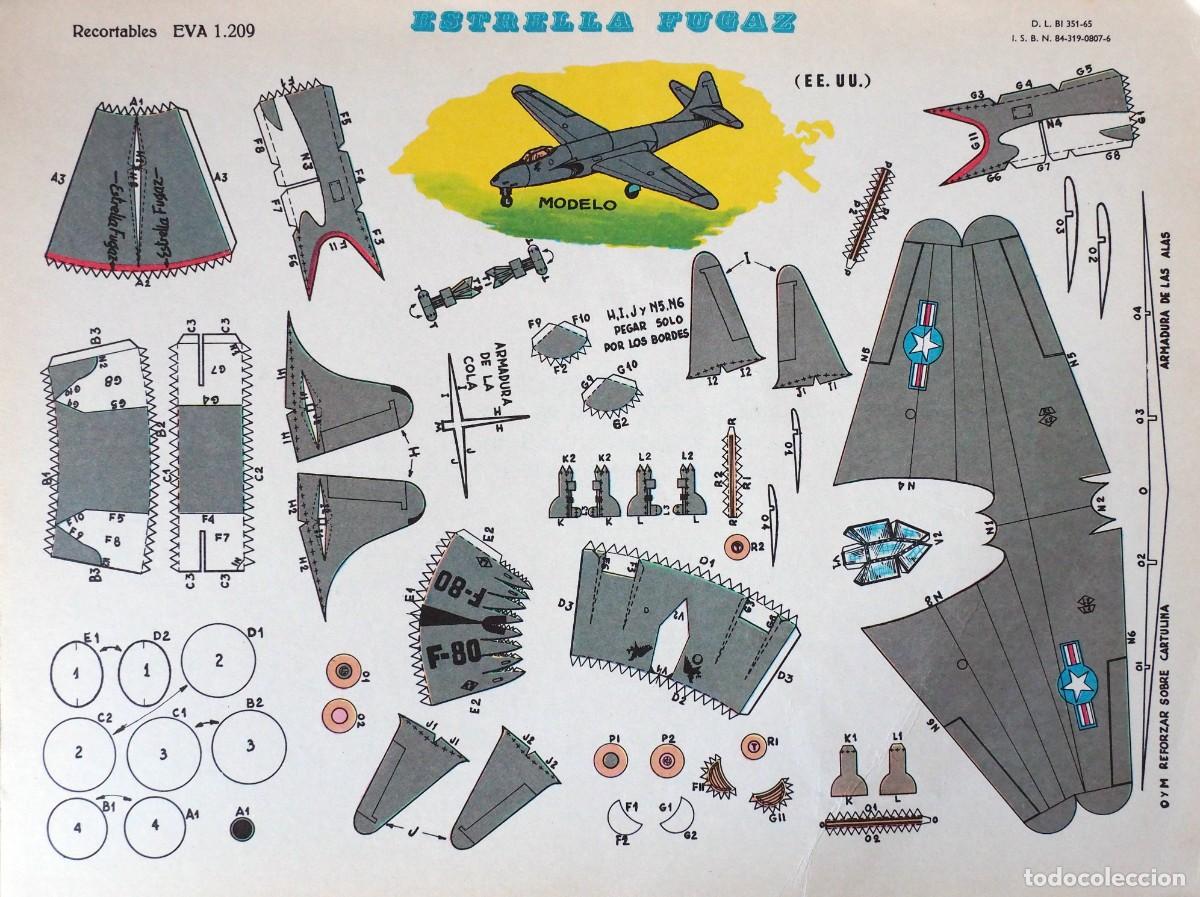 Coleccionismo Recortables: RECORTABLE EVA N&ordm; 1209. ESTRELLA FUGAZ. (EE.UU). A&Ntilde;O 1965