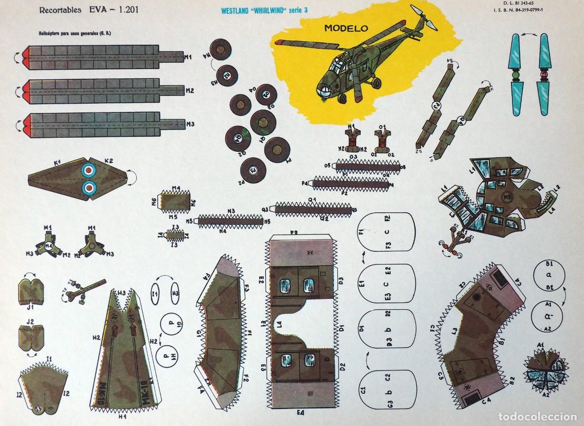 Coleccionismo Recortables: RECORTABLE EVA N&ordm; 1201 WESTLAND &rdquo;WHIRL WINS&rdquo; SERIE 3. A&Ntilde;O 1965