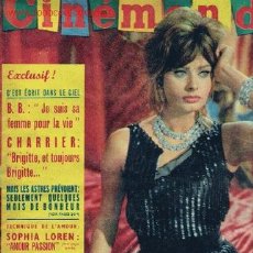 Coleccionismo de Revista Blanco y Negro: CINEMONDE, AÑO 1960 Nº 1363, REVISTA DE CINE, PORTADA DE SOFIA LOREN