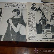 Coleccionismo de Revista Blanco y Negro: MIREILLE MATHIEU: ENTREVISTA Y REPORTAJE GRÁFICO DE 1967. Lote 22281045